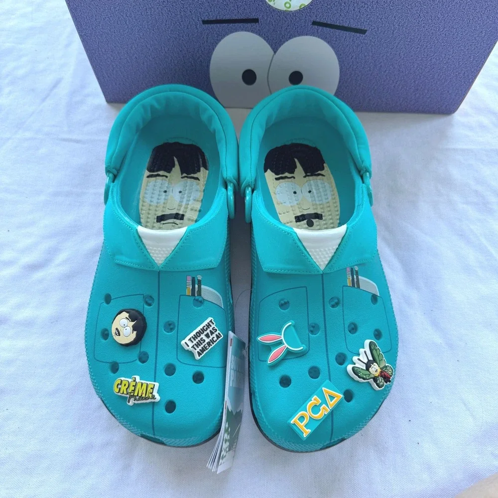 Crocs x South Park Randy Marsh Clog Men's 8 Women's 10 Teal Limited New
